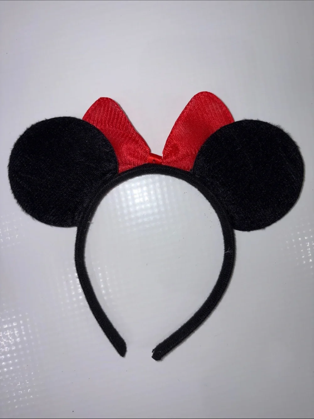 Red and White Polka Dot Minnie Mouse Ears